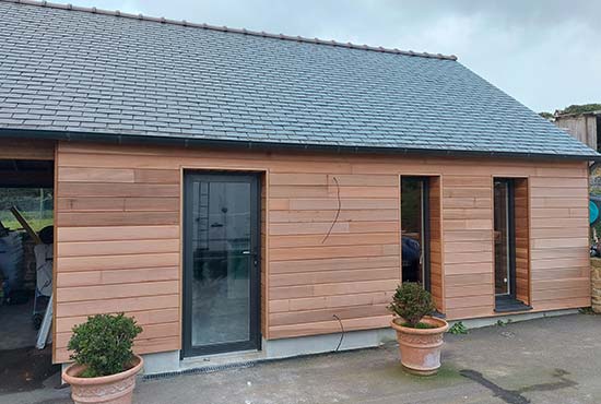 Bardage en bois